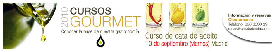 Curso de Cata de aceite 10 de septiembre  en Madrid